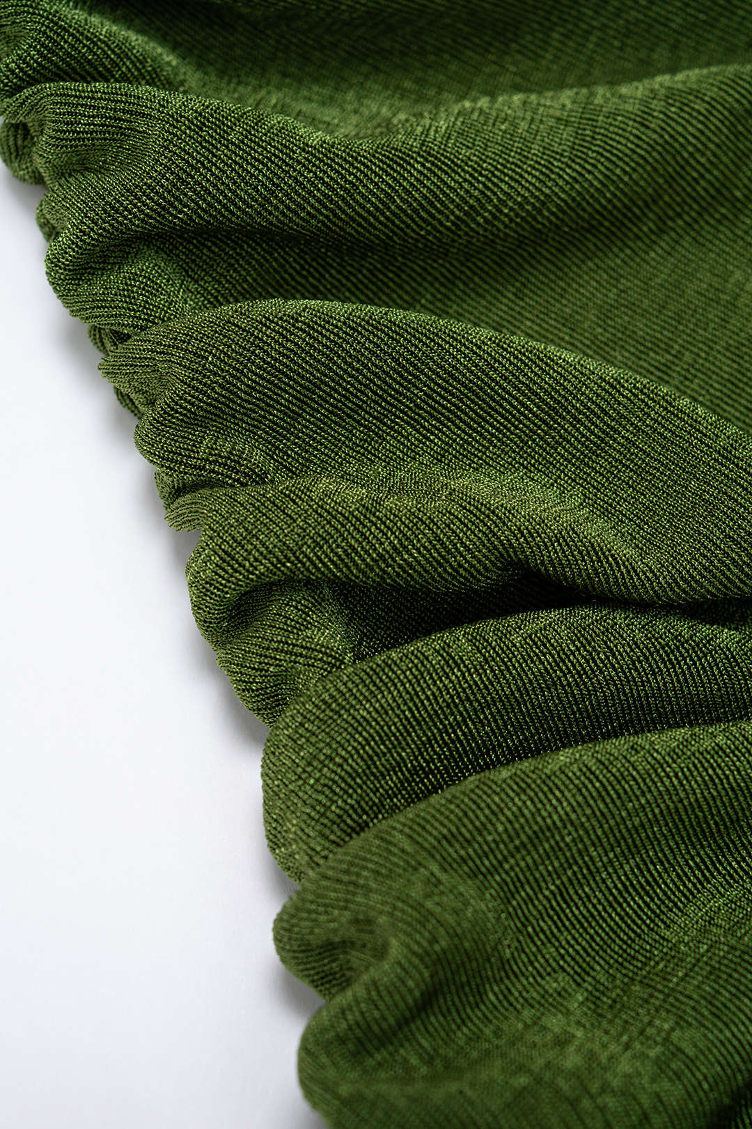 Asymmetrische mouwloze minijurk met drapering