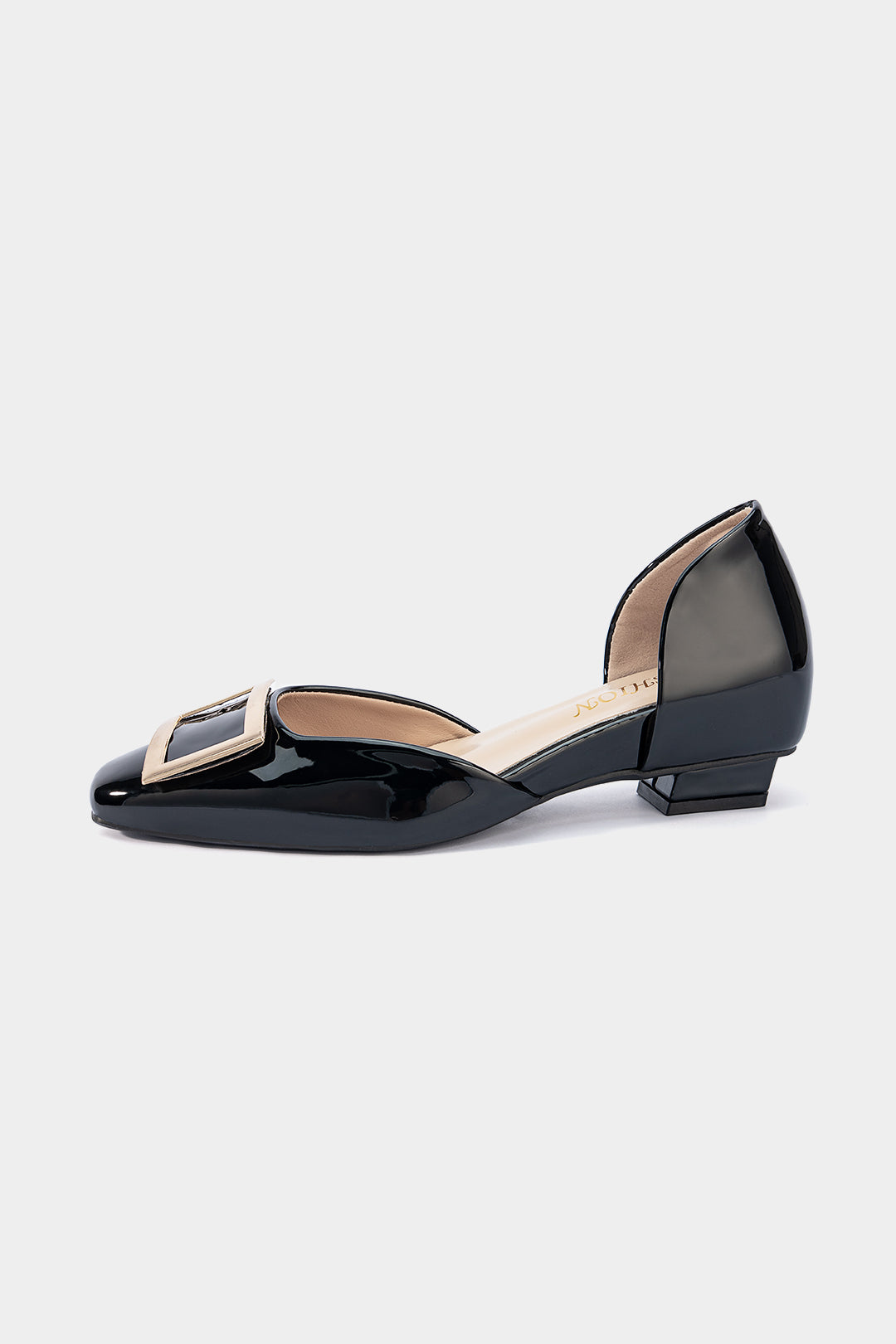 Lara - Leren-look ballerina's