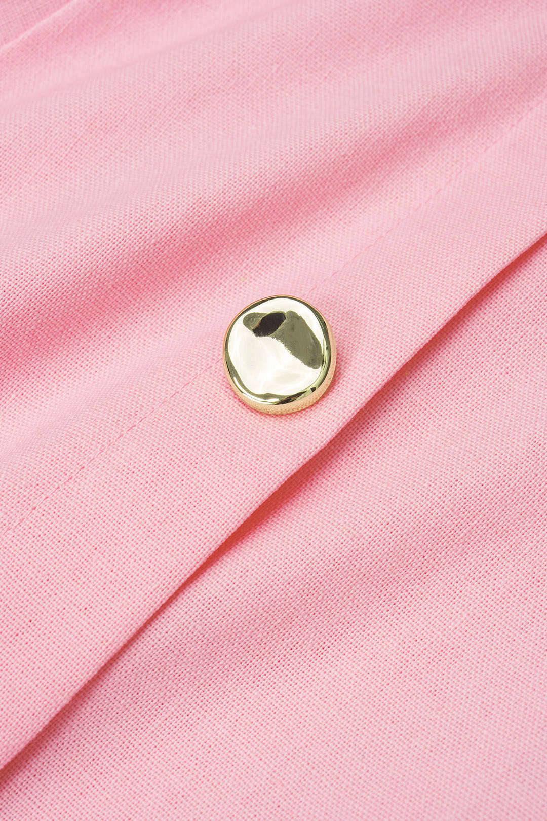 Metallic mouwloze maxijurk met halternek, knoopjes en strik
