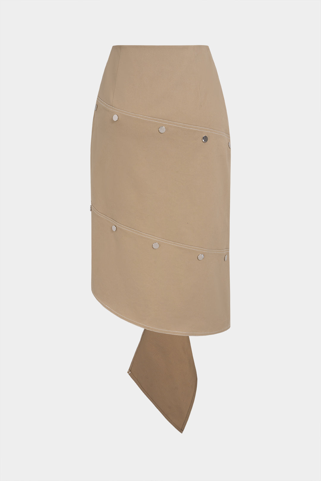 Vesna - Asymmetrische rok met hoge taille