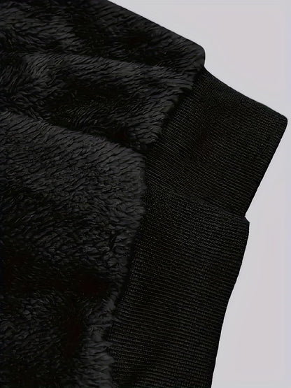Fleece Jacket with Hood and Zipper