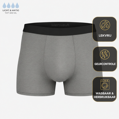 Premium Washable Boxer - Provides extra security in case of urinary incontinence.