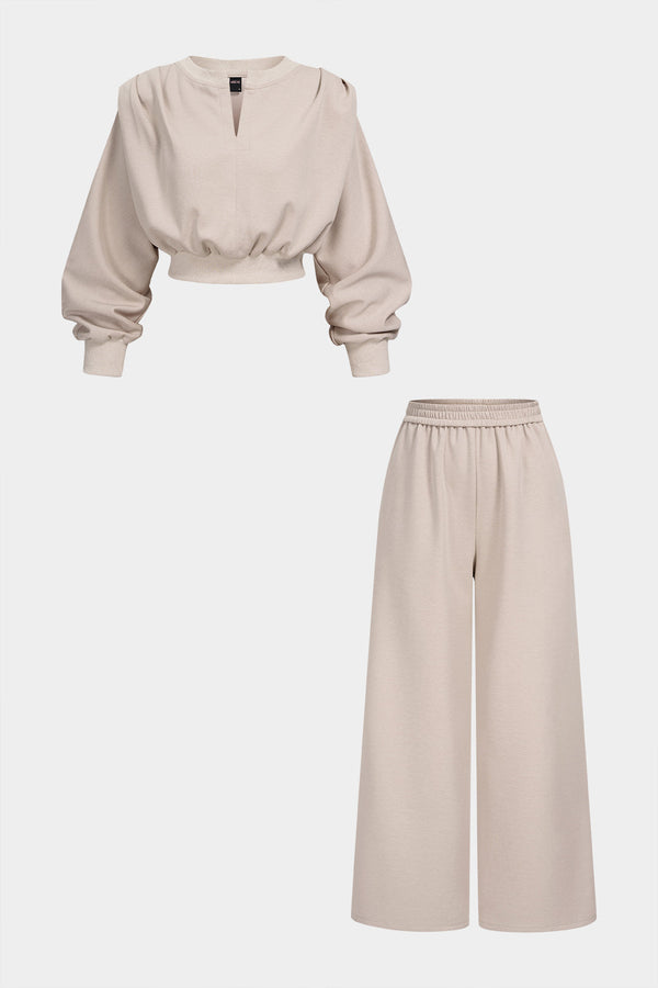 Set met sweater en broek