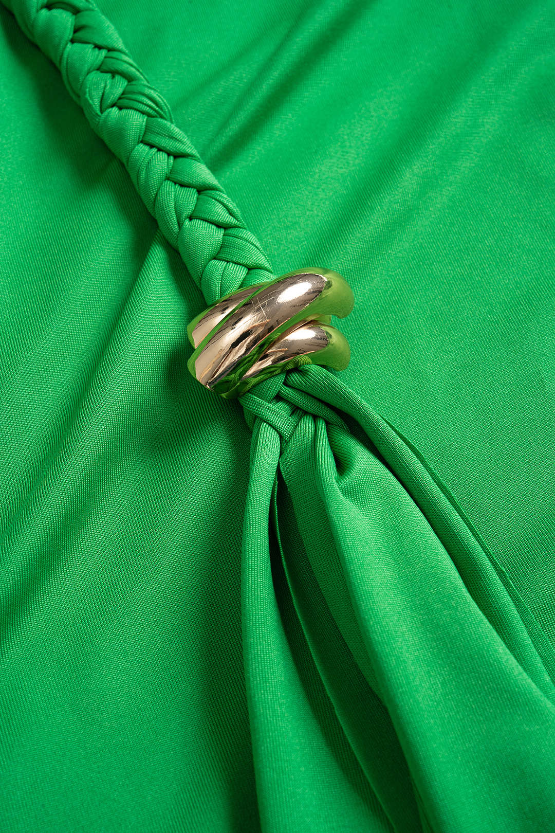 Rosa - Metallic rok met ruches