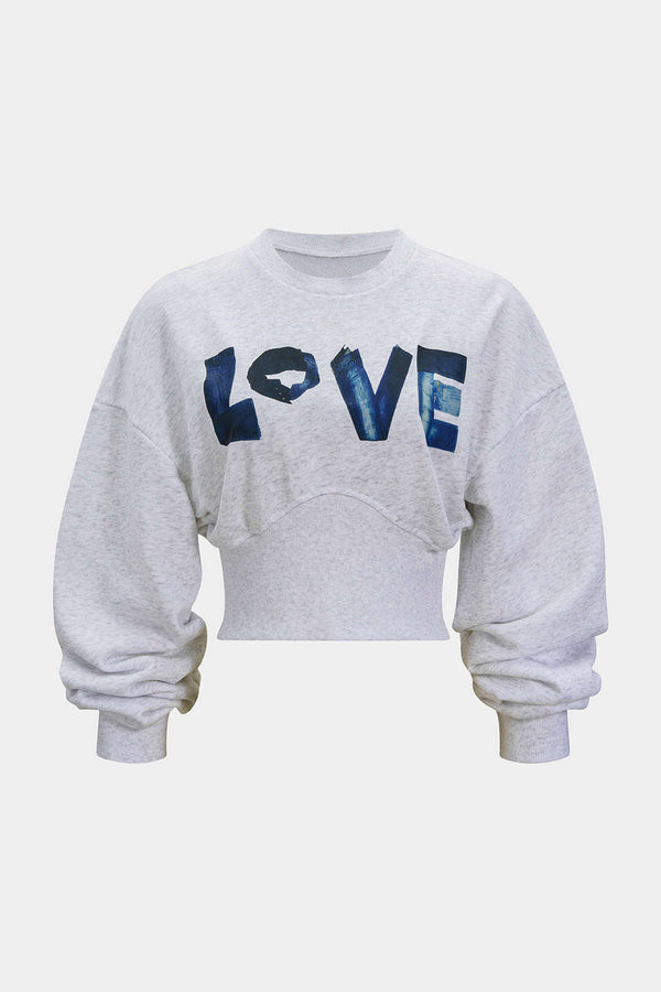Lieke - Sweater met ronde hals en lange mouwen