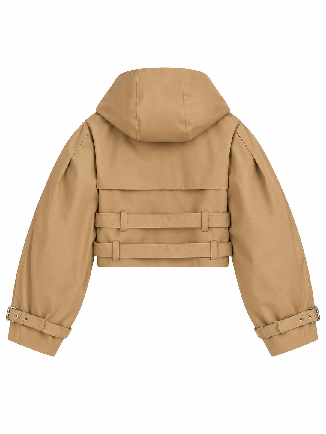 Vintage Oversized Trench Coat with Hood