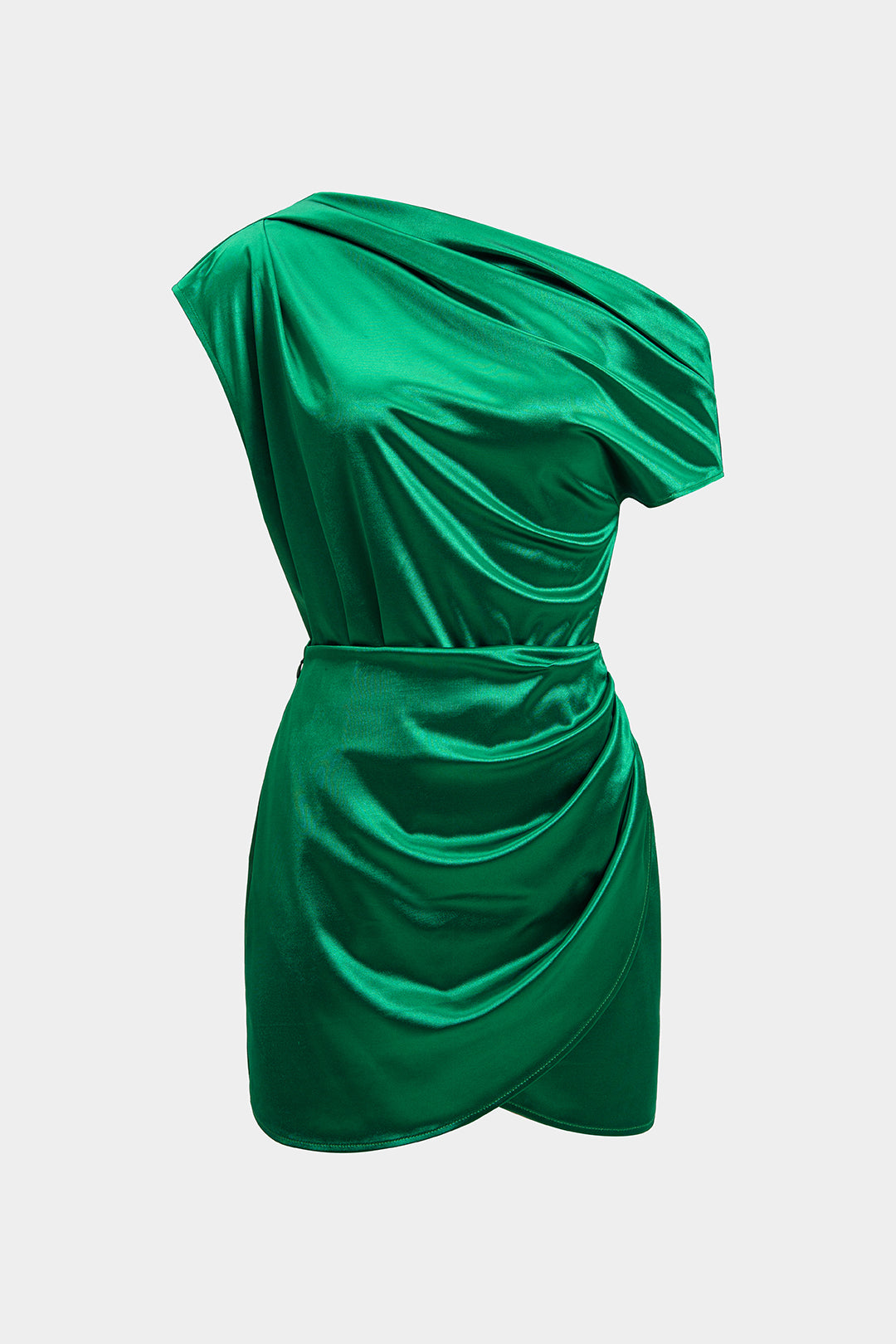 Yasmin - Satijnen set met top en rok