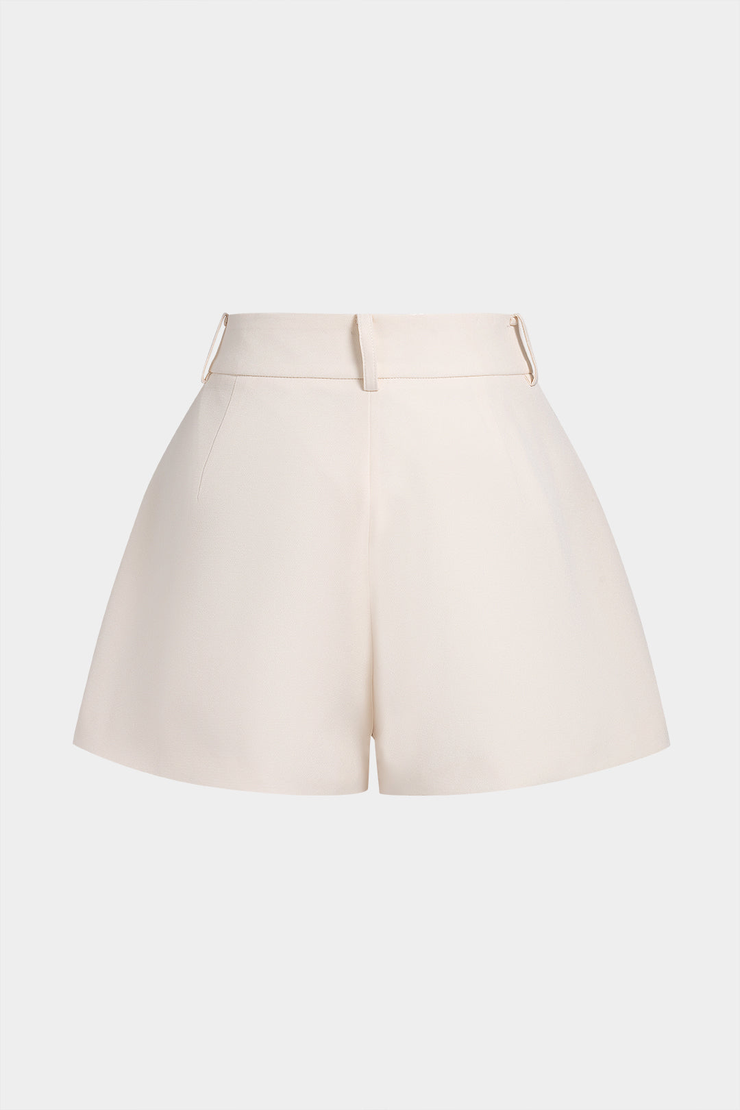 Short met borduursel en wijde pijpen