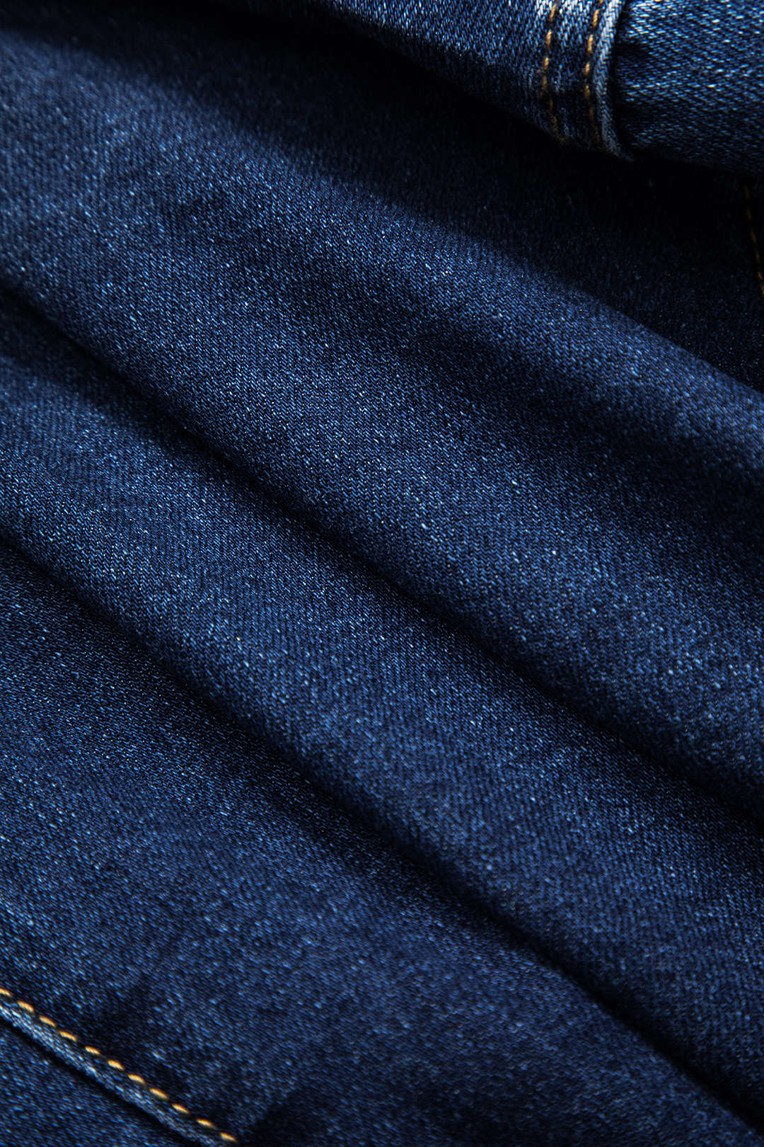 Denim metallic item met knoopjes