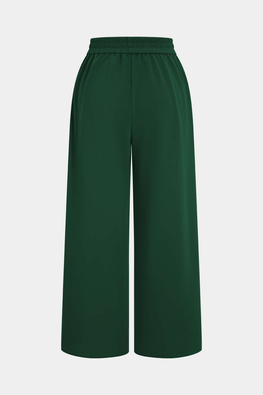 Geplooide pantalon met smokwerk