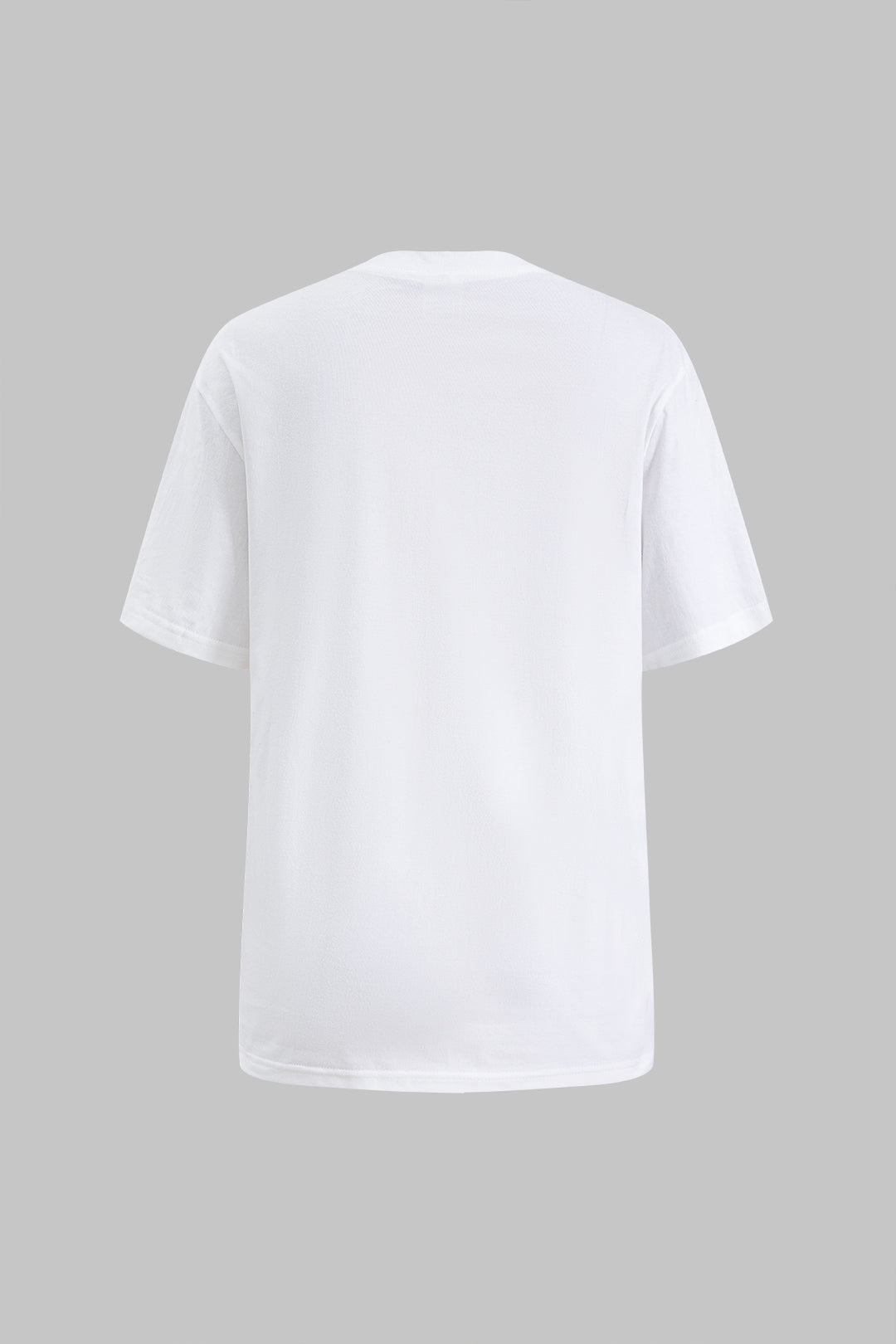 Lyla - T-shirt met ronde hals en korte mouwen