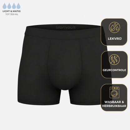 Premium Washable Boxer - Provides extra security in case of urinary incontinence.