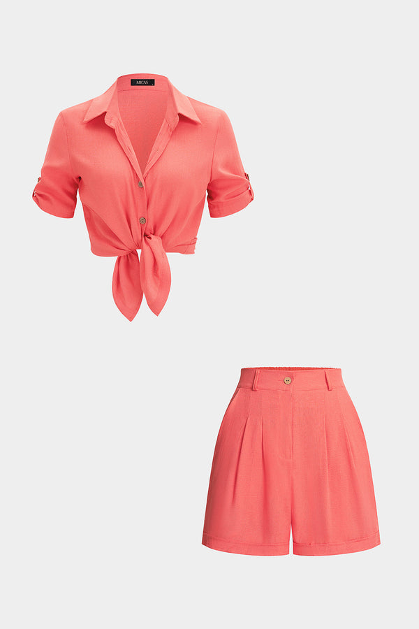 Lise - Set met blouse en short