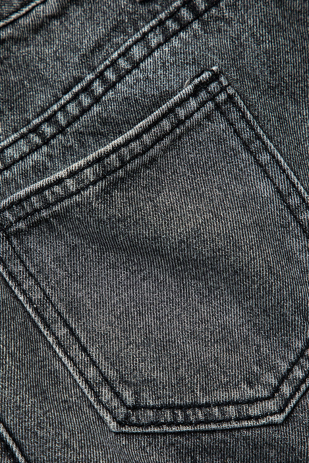 Denim rok met zakken en cargozakken