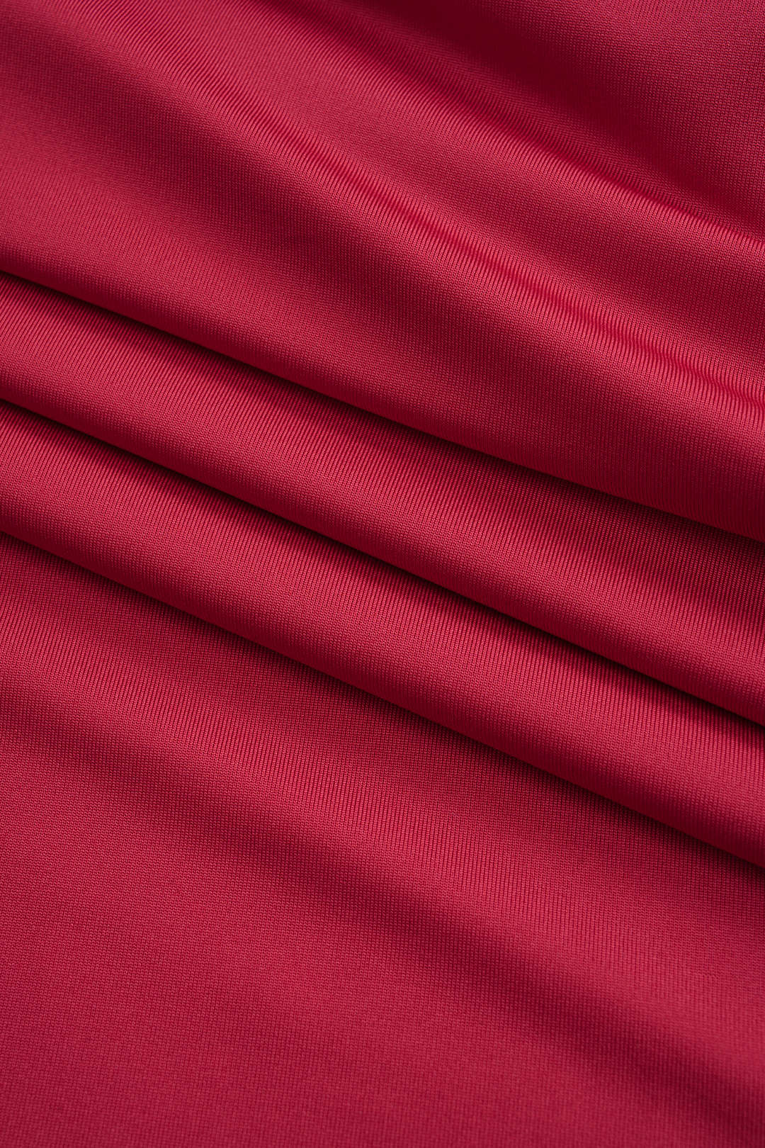 Maxijurk met blote schouders, ruches en knoopdetail