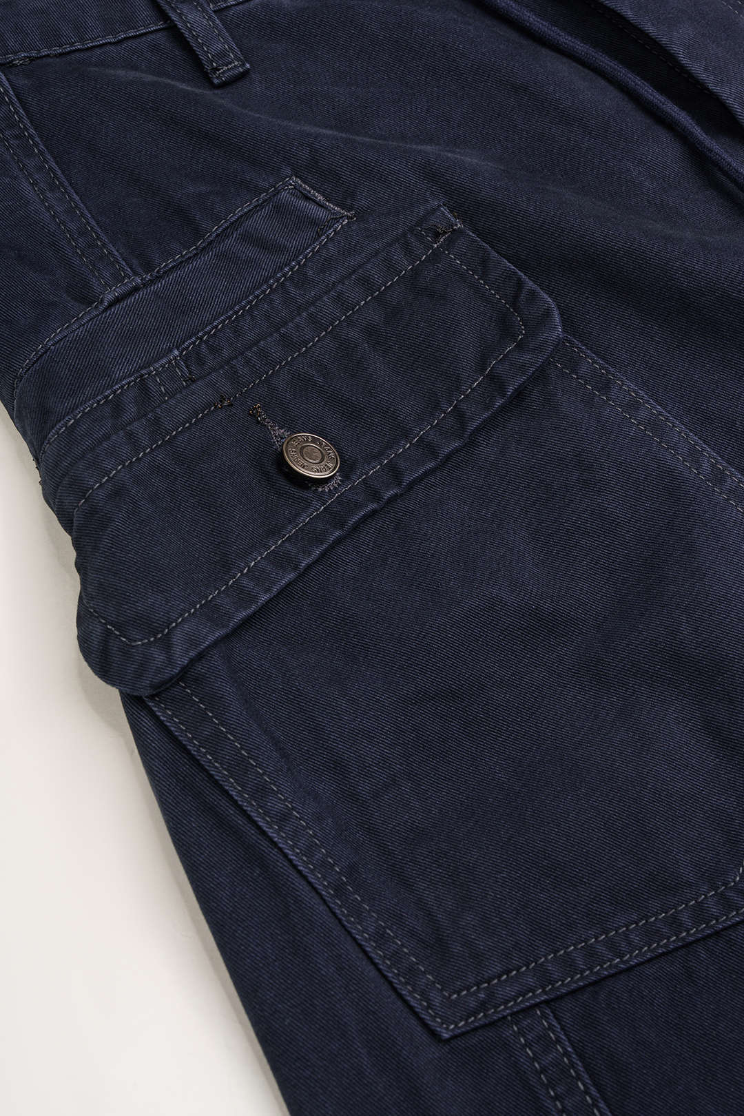 Jeans met strik en zakken