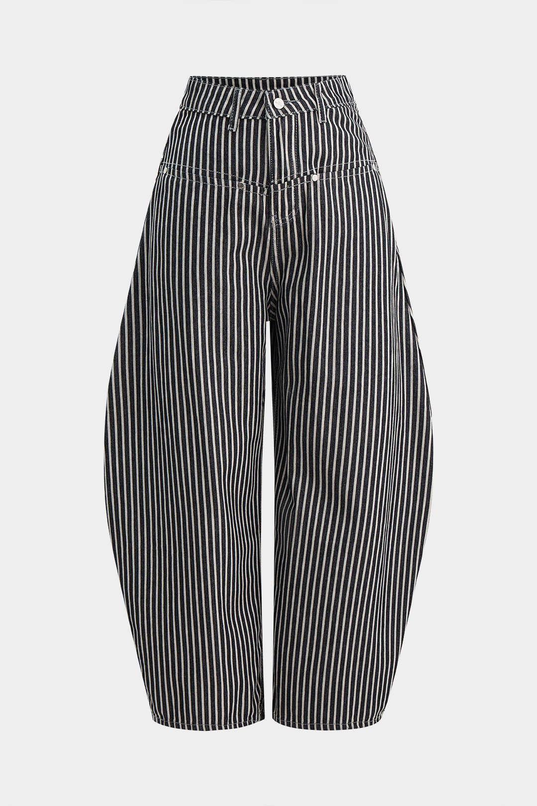 Lou - Gestreepte broek met ballonmodel