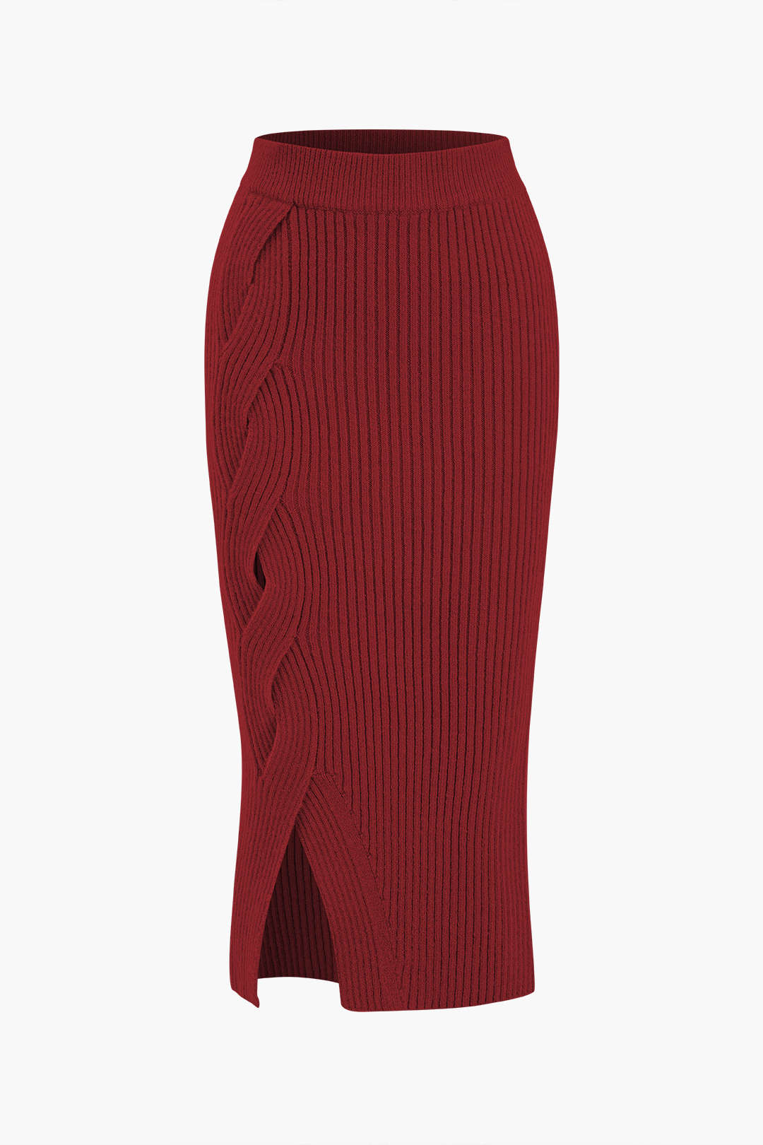 Asymmetrische midirok