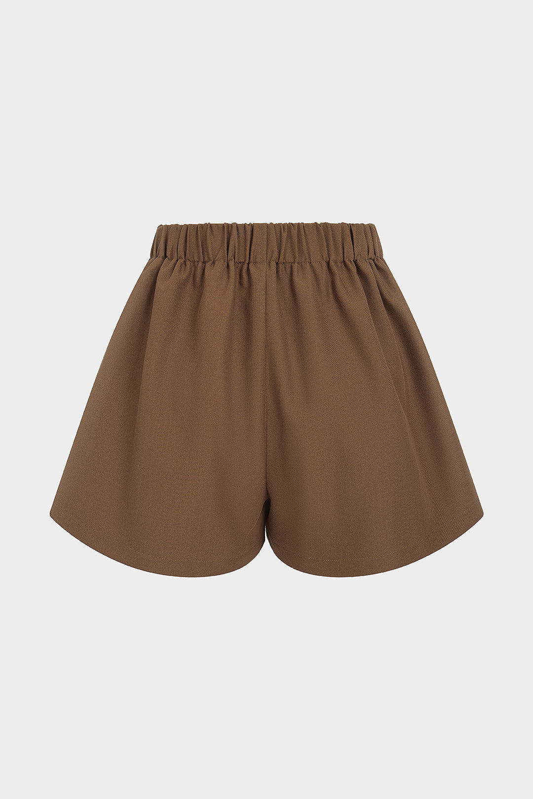 Asymmetrische skort met smokwerk