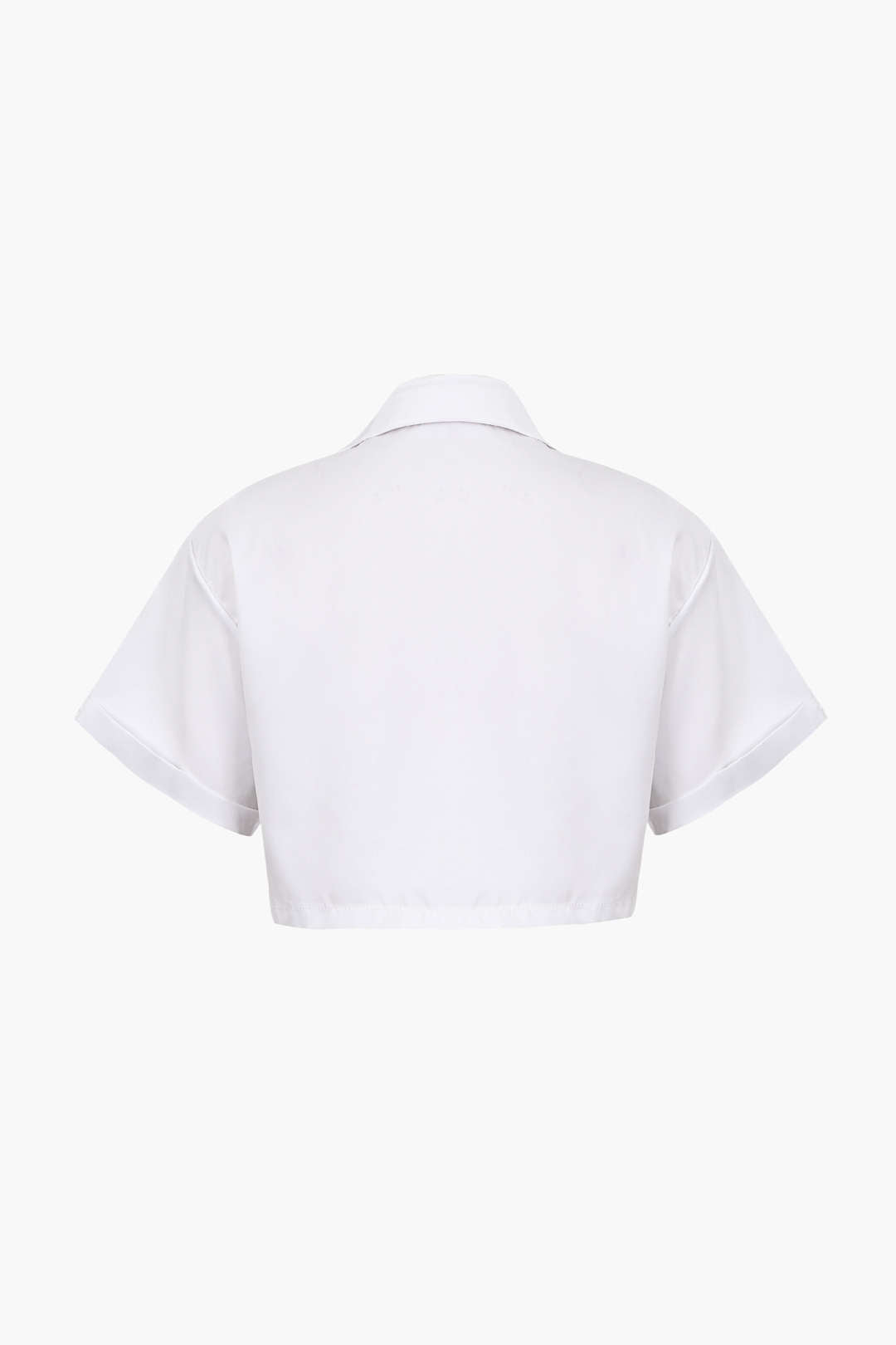 Blouse met zakken en gedraaid detail