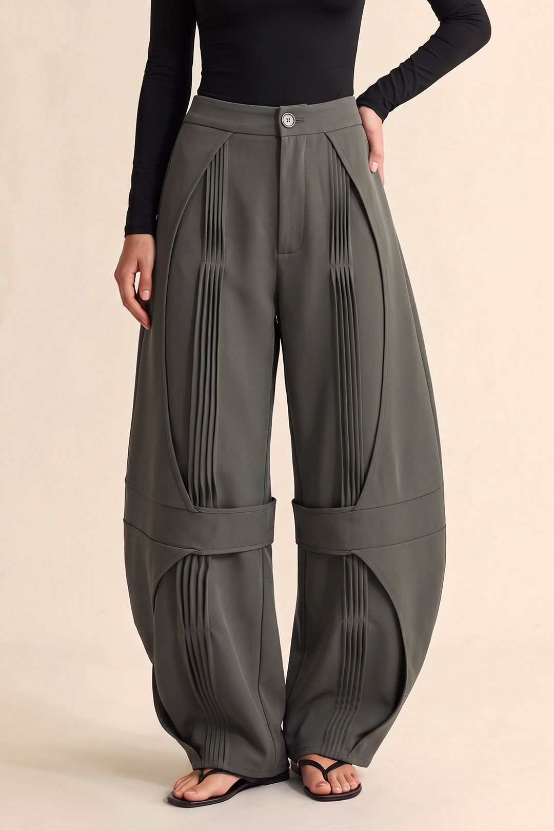 Geplooide broek