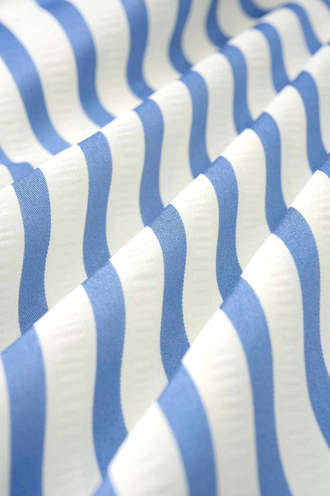 Gestreepte blouse met V-hals en lange mouwen