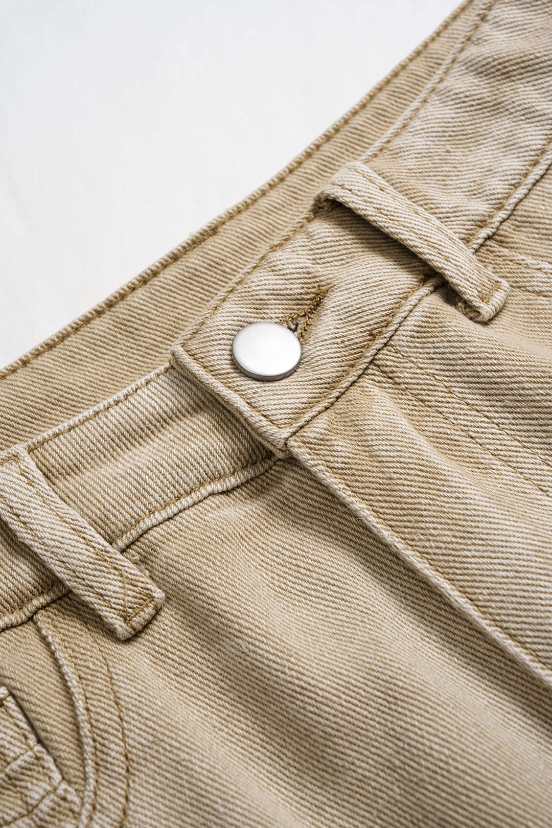 Gaia - Jeans met zakken, wijde pijpen en cargozakken