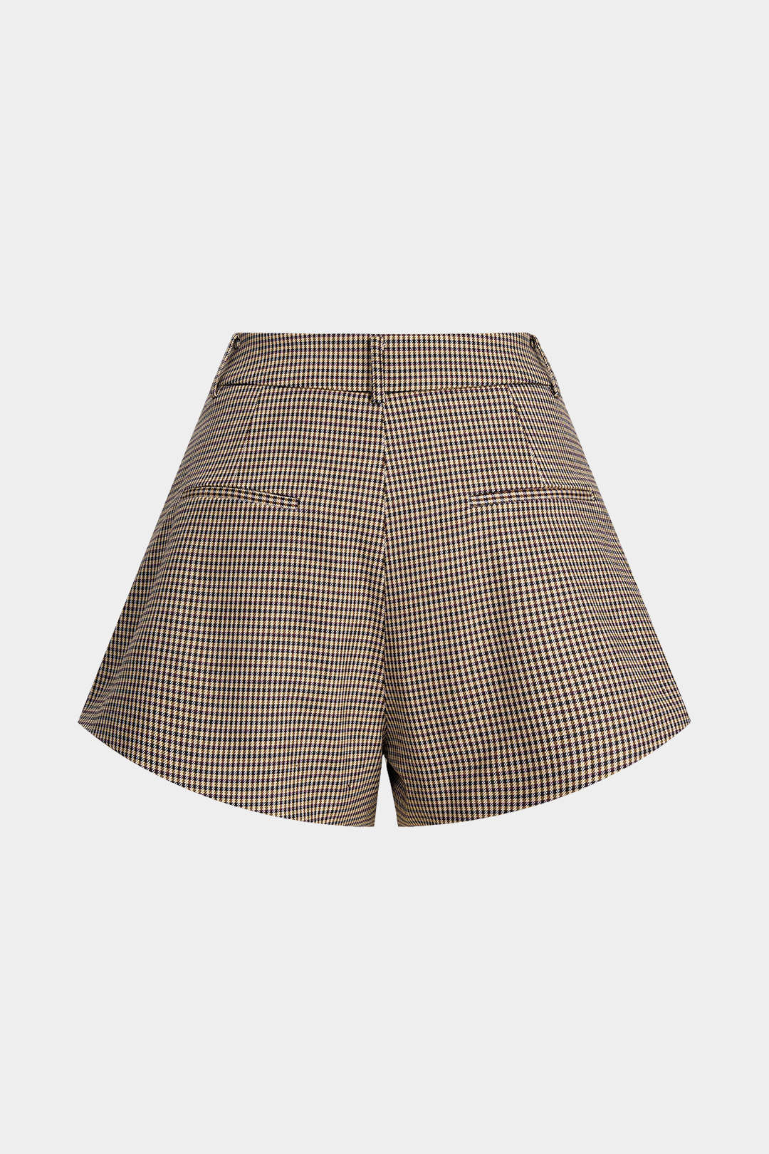 Geruite short met zakken
