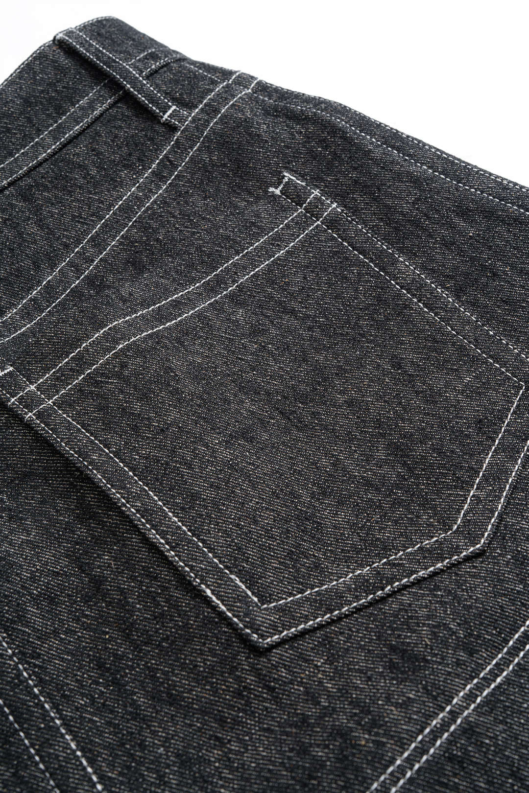 Denim minirok met knoopjes