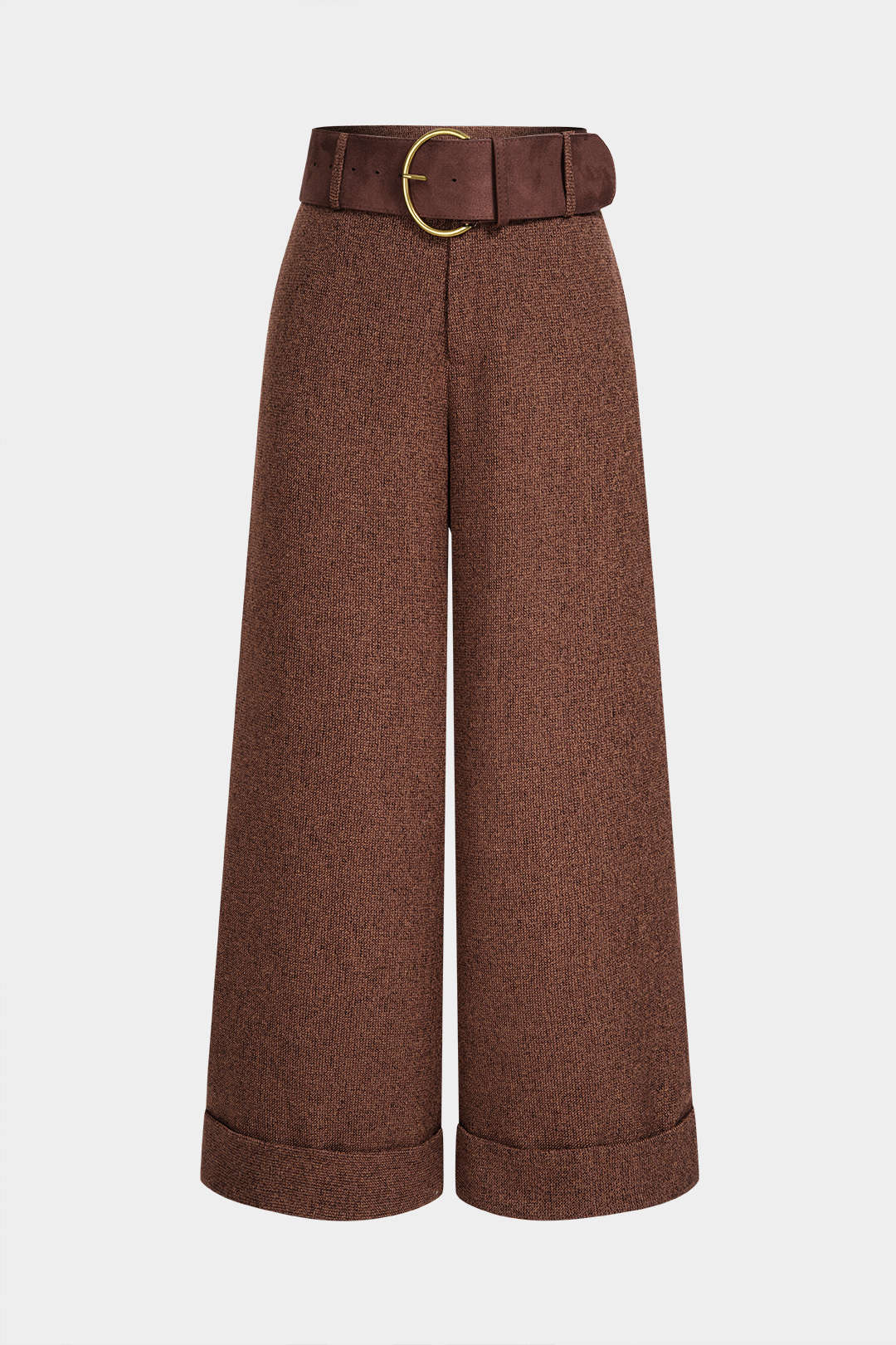 Yasmin - Broek met riem en rechte pijp