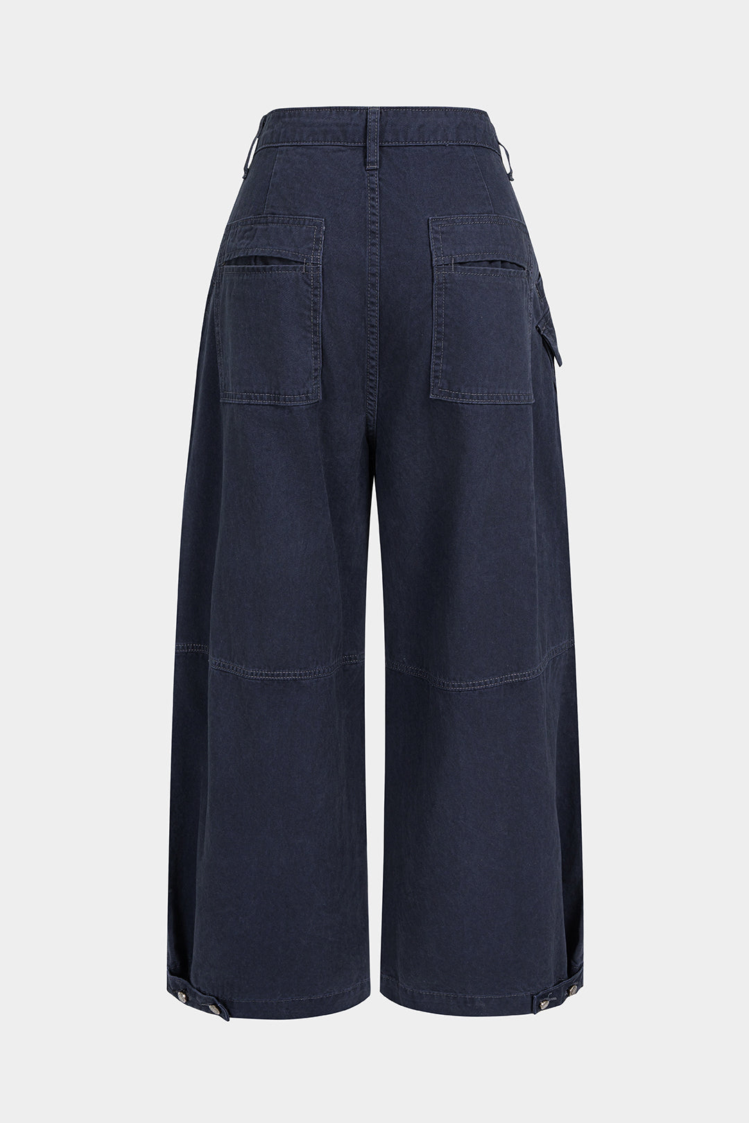 Jeans met strik en zakken