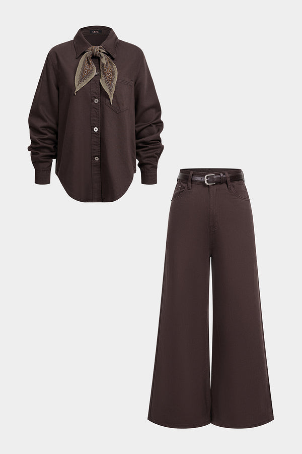 Céline - Set met blouse en broek