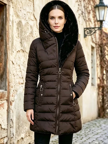 Frio™ | Warme Gewatteerde Winterjas Met Capuchon