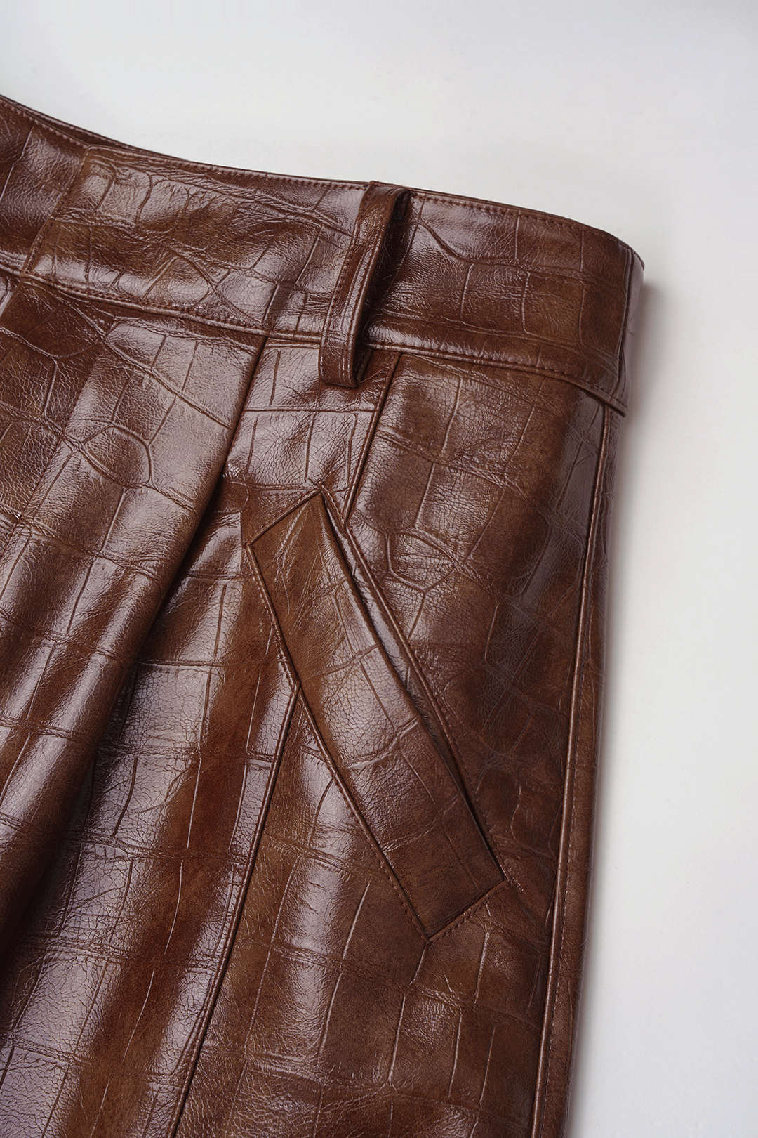 Hanna - Leren-look broek