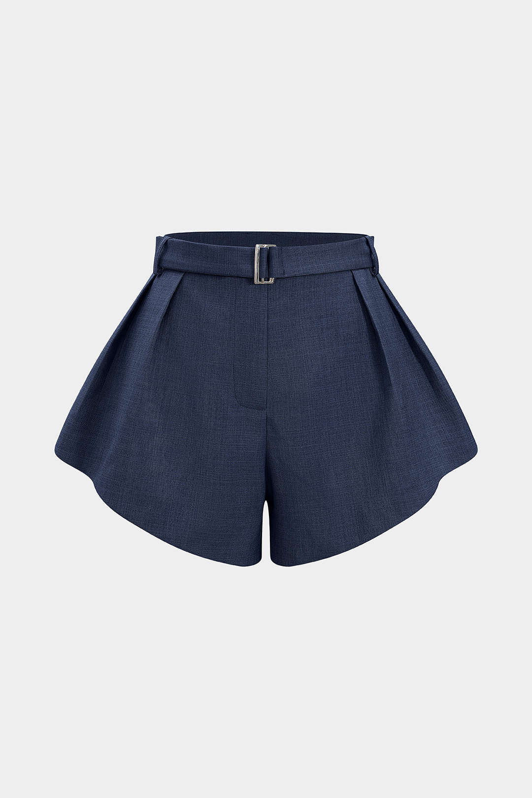 Uma - Effen short met wijde pijpen