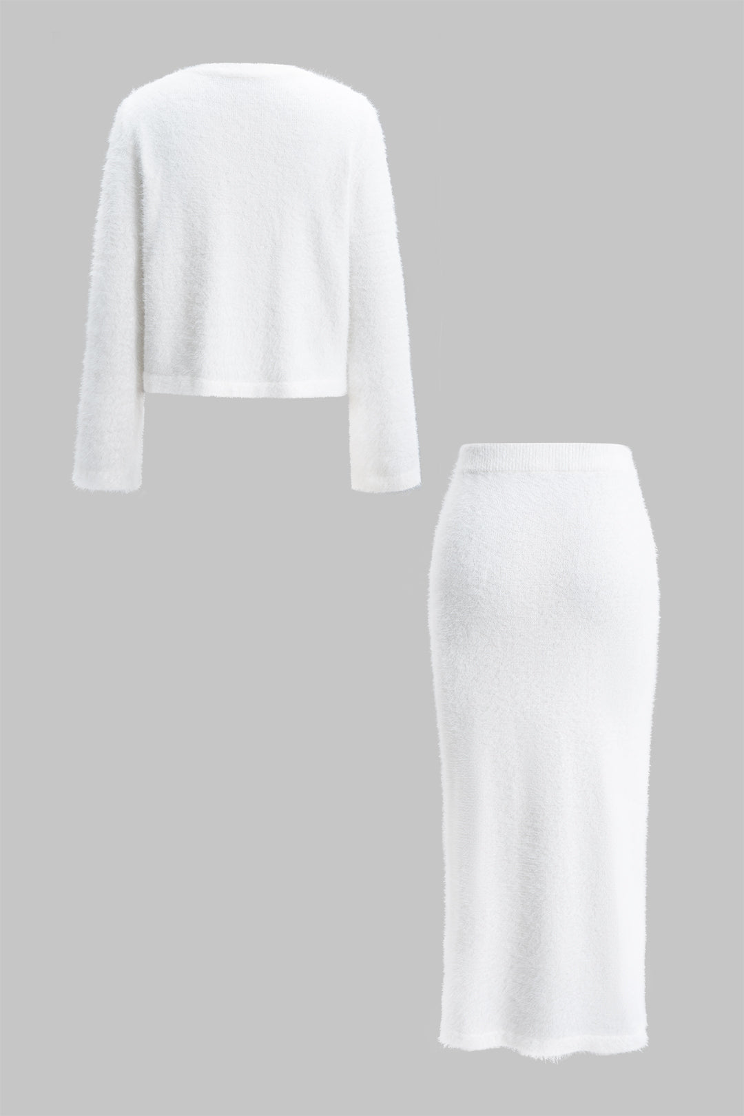 Aya - Gebreide set met top en rok