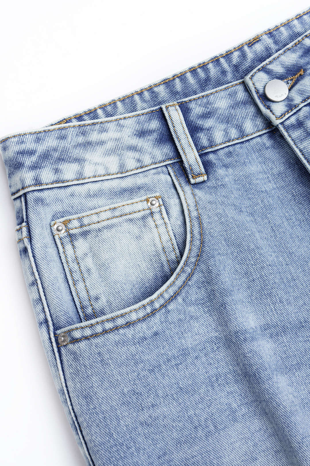 Ripped jeans met rechte pijp