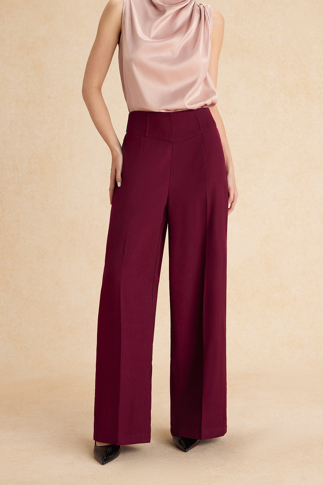 Hanna - Pantalon met wijde pijpen