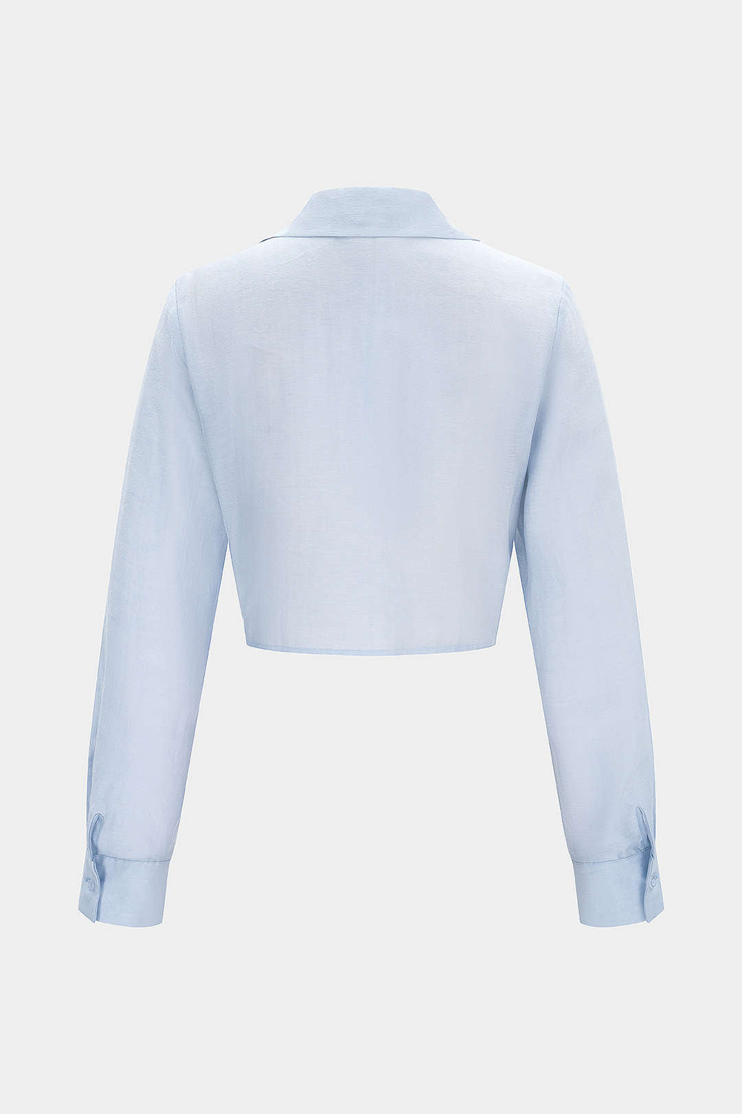 Greta - Metallic blouse met knoopjes en lange mouwen