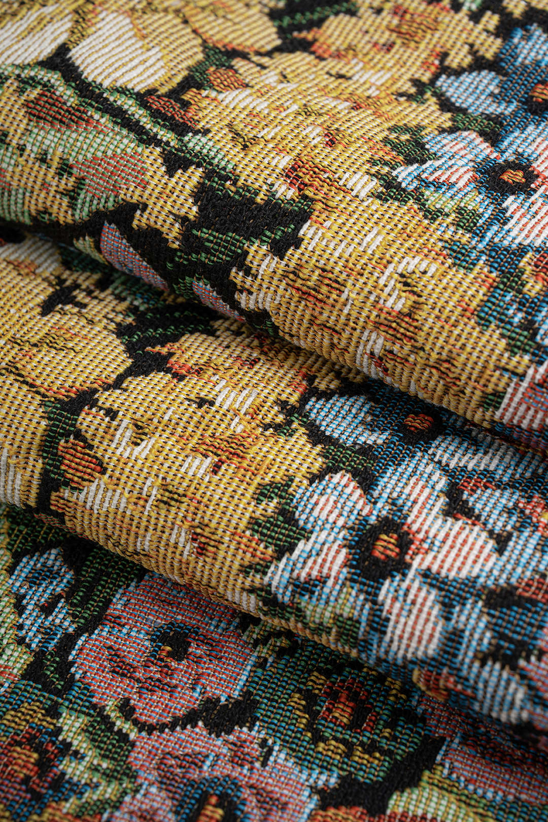 Jacquard minirok met hoge taille