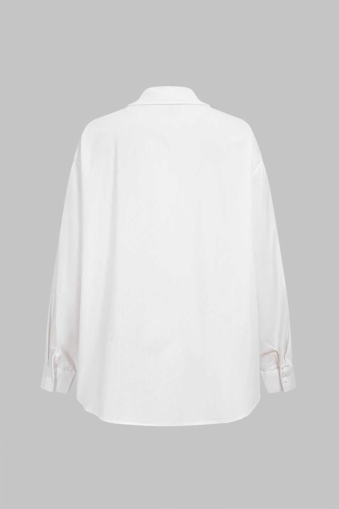 Frida - Metallic blouse met knoopjes en lange mouwen