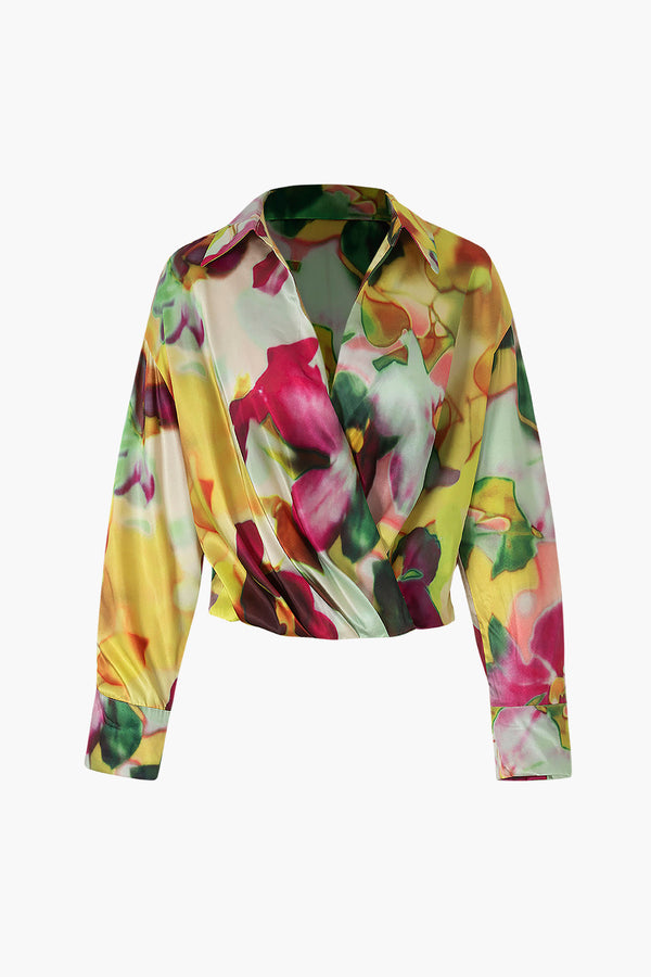 Satijnen blouse