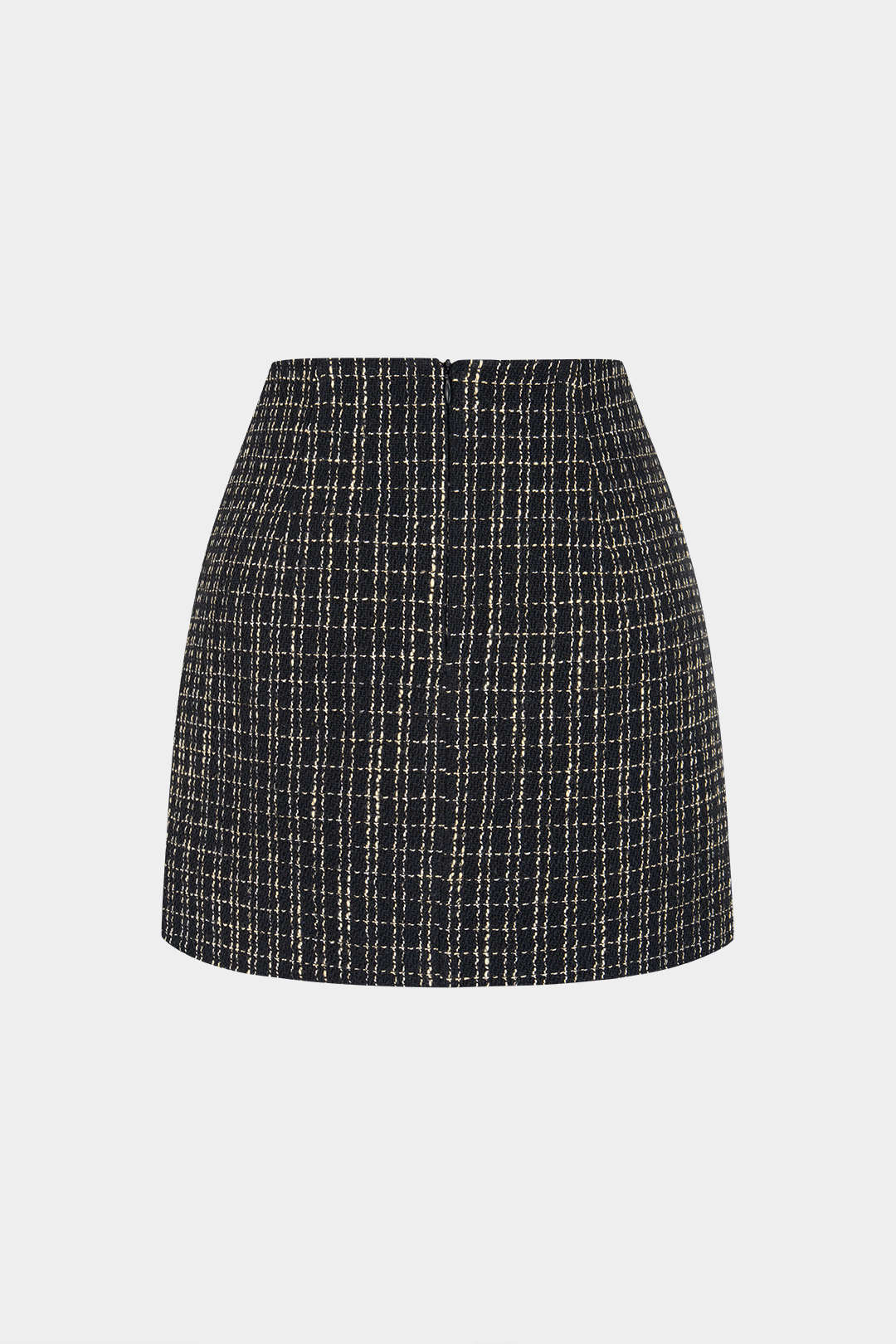 Geruite minirok met hoge taille