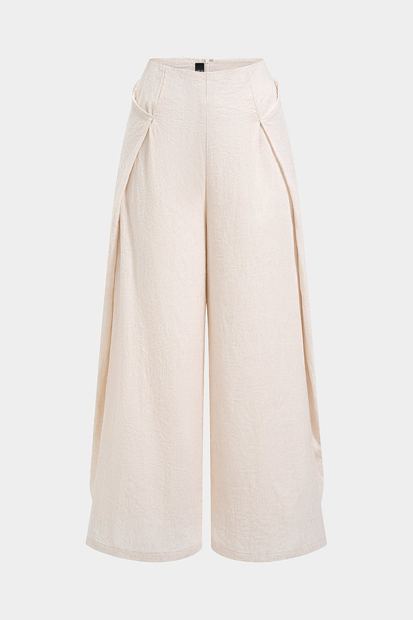 Chloé - Effen broek met wijde pijpen