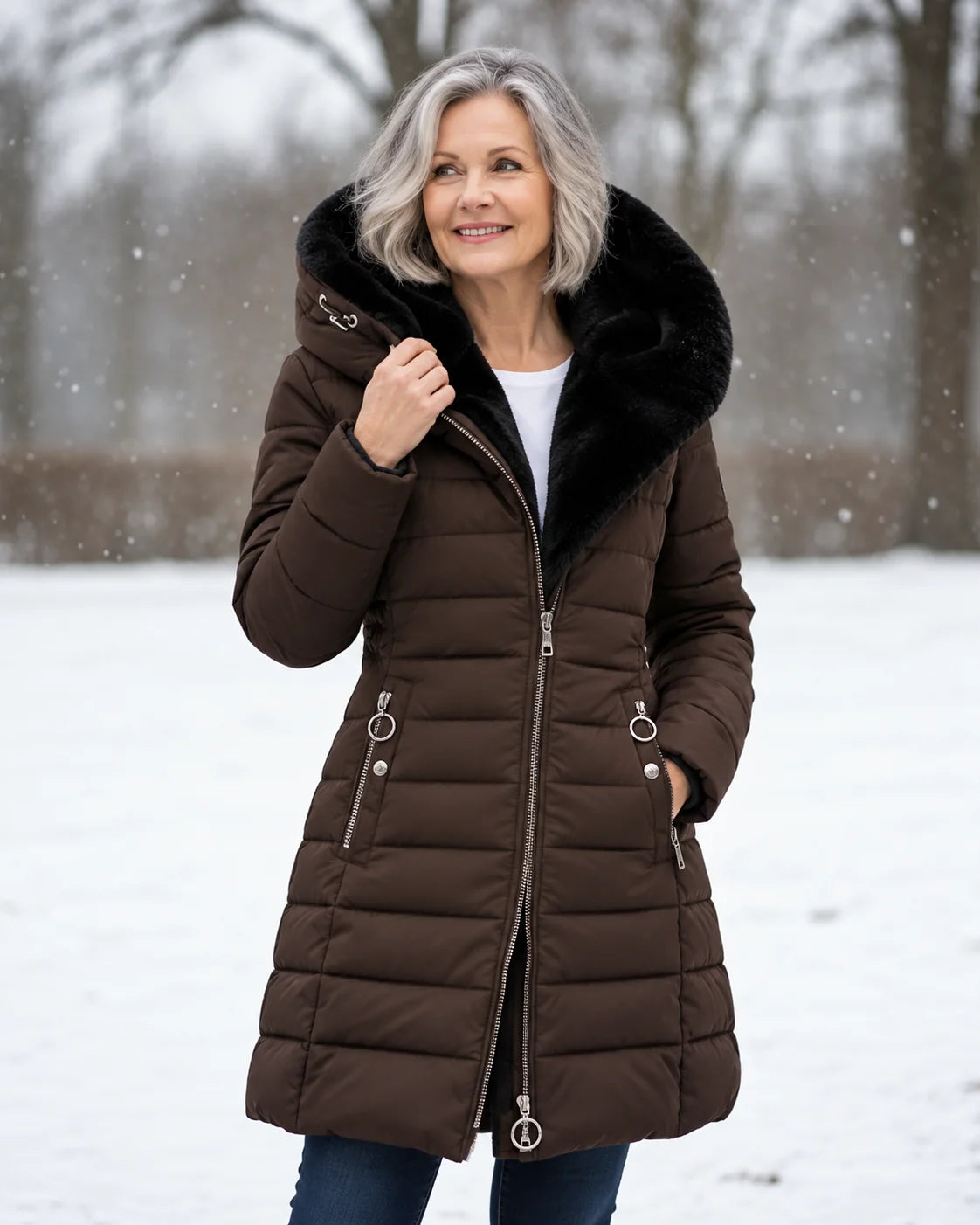 Frio™ | Warme Gewatteerde Winterjas Met Capuchon