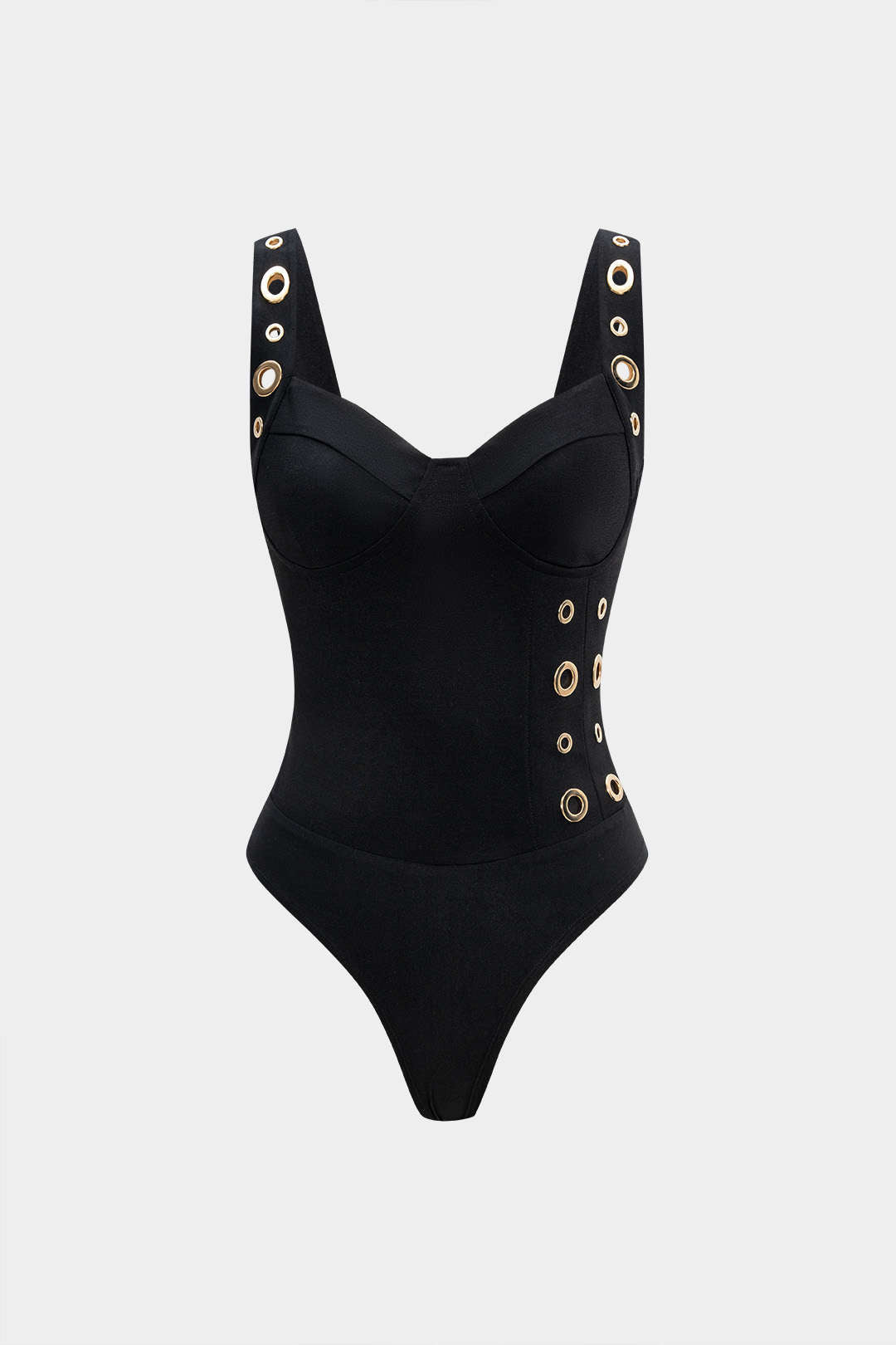 Metallic mouwloze body