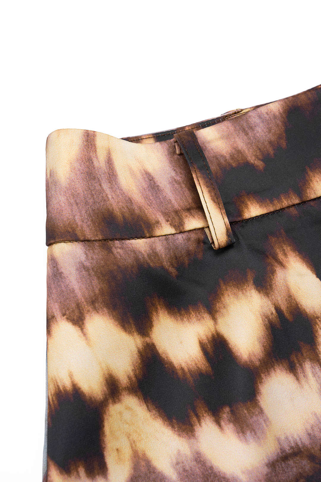Tie-dye satijnen short