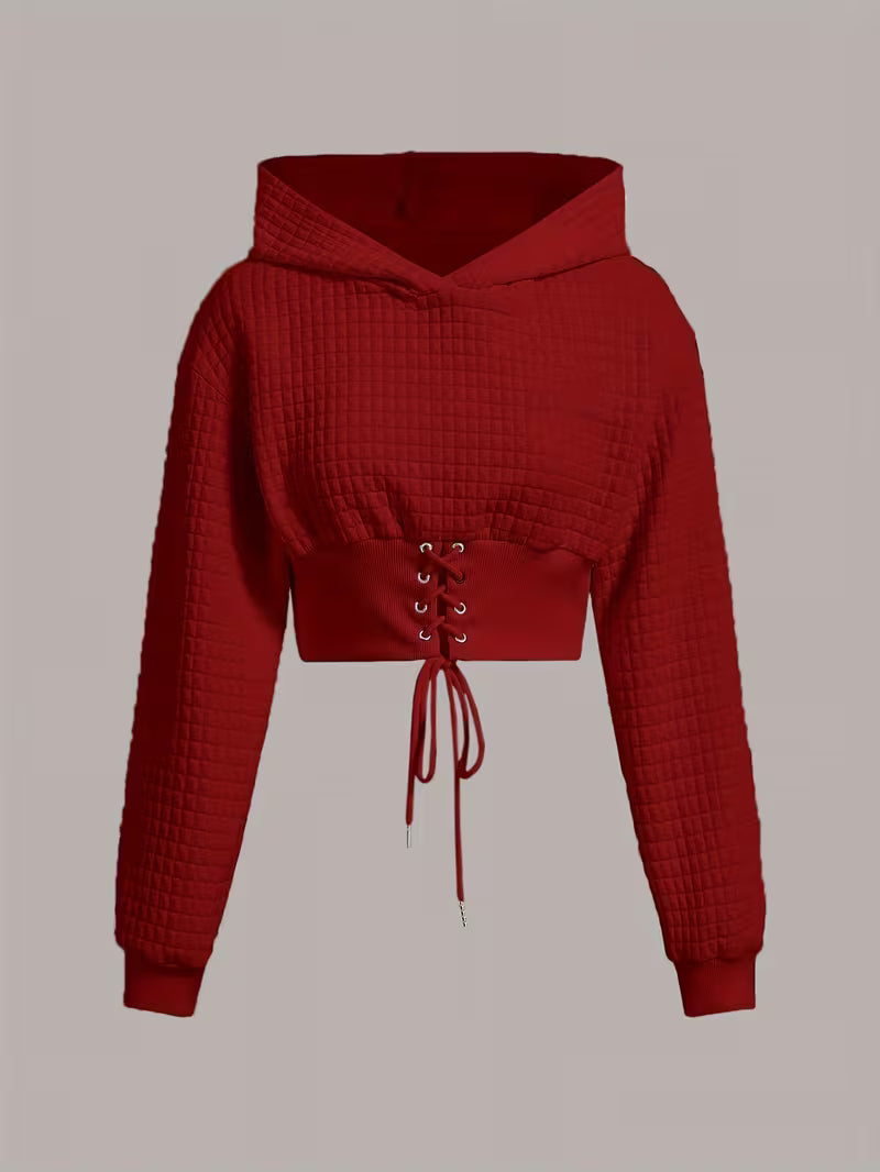 Lasos Trendy Hoodie with Drawstrings