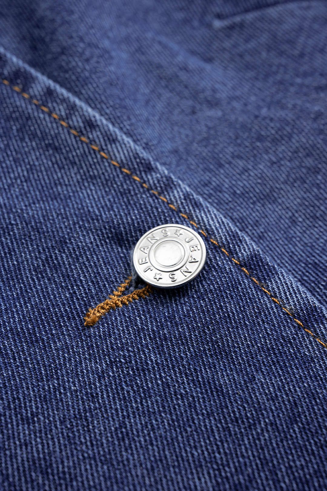 Denim gilet met riem