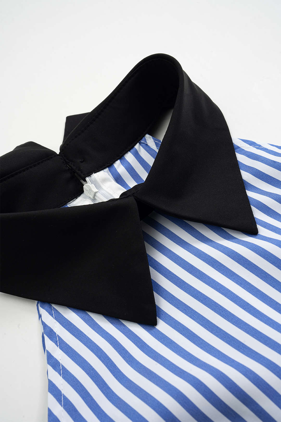 Patchwork mouwloze minijurk